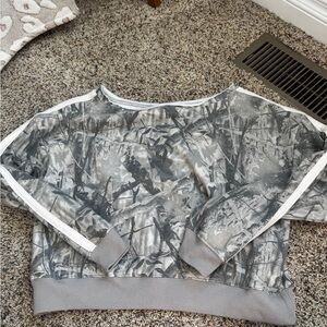 Grayson Threads Gray Camouflage Top